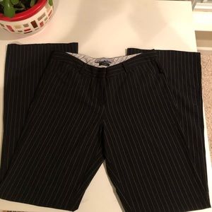 Pants - Black and White Stripe Trousers Pants - Black and White Stripe Trousers